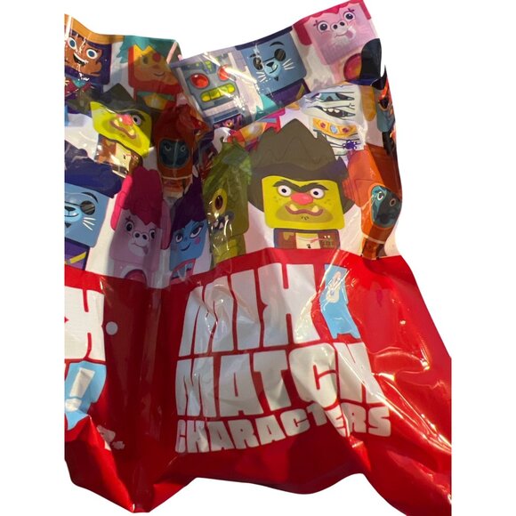 Wendy's Mix Its Character Kids Meal Toy Mix Match Set #1 New Sealed - Picture 3 of 4